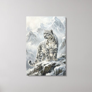 Impressão Em Tela Snow Leopard_ Protector Archetypes 