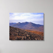 Snowden North Wales Cartão postal Poster Faux Canv