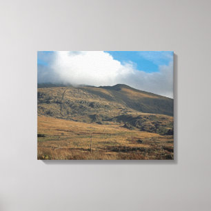 Impressão Em Tela Snowden North Wales Cartão postal Poster Faux Canv