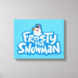 Impressão Em Tela Snowman™ congelado   Logotipo empilhado congelad
