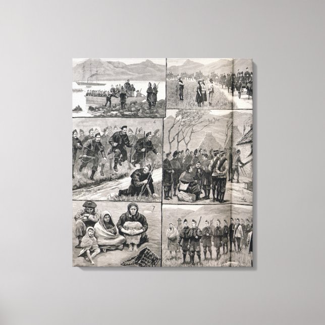 Impressão Em Tela sobre o imposto de expulsão na Irlanda (Frente)