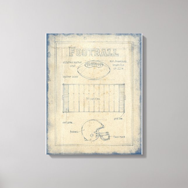 Impressão Em Tela Sobre o Jogo - Futebol (Frente)