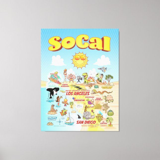 Impressão Em Tela SoCal (Frente)