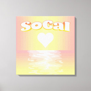 Impressão Em Tela SoCal Love