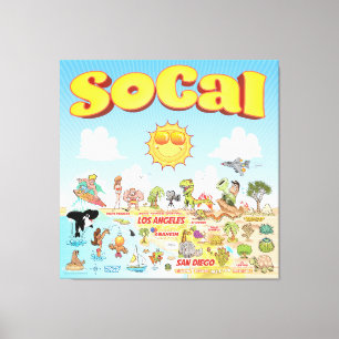 Impressão Em Tela SoCal Wall Art