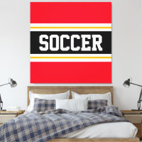 SOCCER Bold Vermelho Negro Negro Negro Branco List