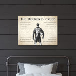 Impressão Em Tela Soccer Goalkeeper Personalized Keeper's Creed<br><div class="desc">Celebrate the spirit of the goalkeeper with this inspiring canvas wall art piece that embodies determination and skill. Perfect for soccer enthusiasts, this design showcases the unique mindset and resilience required on the field. Display it proudly to remind yourself of the dedication and bravery goalkeepers bring to every game. Order...</div>
