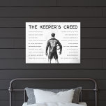 Impressão Em Tela Soccer Goalkeeper Personalized Keeper's Creed<br><div class="desc">Celebrate the spirit of the goalkeeper with this inspiring canvas wall art piece that embodies determination and skill. Perfect for soccer enthusiasts, this design showcases the unique mindset and resilience required on the field. Display it proudly to remind yourself of the dedication and bravery goalkeepers bring to every game. Order...</div>
