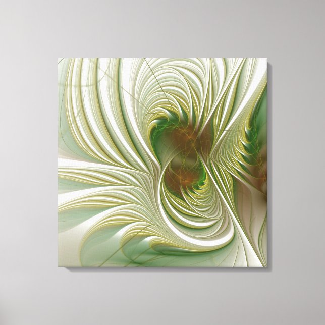 Impressão Em Tela Soft and tenderness fractal fantasy flowers (Frente)