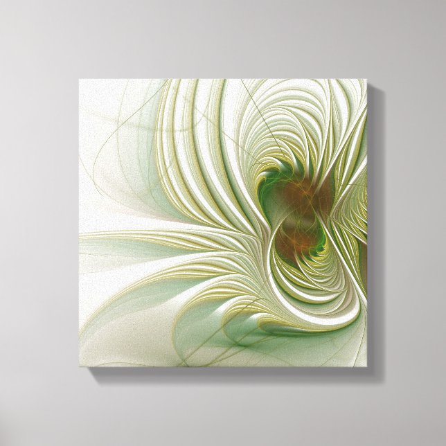 Impressão Em Tela Soft and tenderness fractal fantasy flowers (Frente)