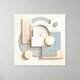 Impressão Em Tela Soft Dimensional Arcs