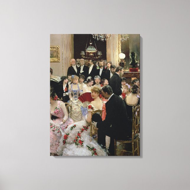 Impressão Em Tela Soiree, c.1880 (Frente)