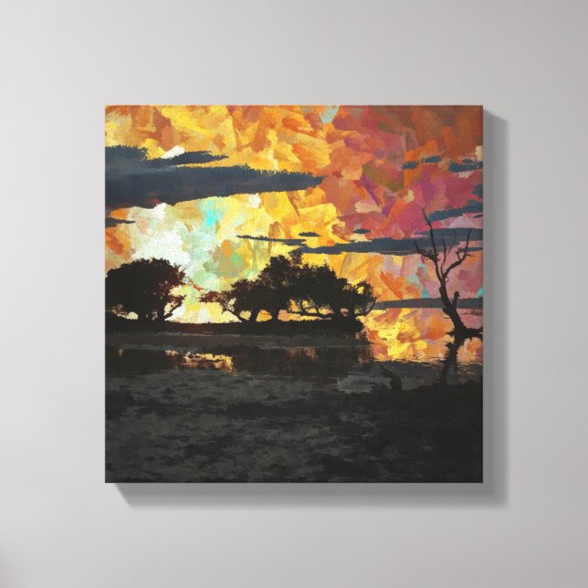 IMPRESSÃO EM TELA SOL DE LANDSCAPE (Frente)