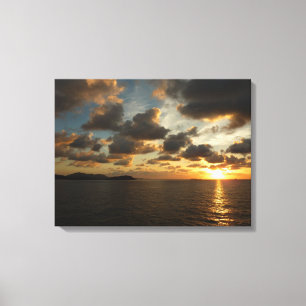 Impressão Em Tela Sol nascido em Rua Thomas I Ilhas Virgens dos EUA