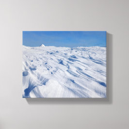 Impressão Em Tela Solidão Nórdica Dunas de Neve de Inverno