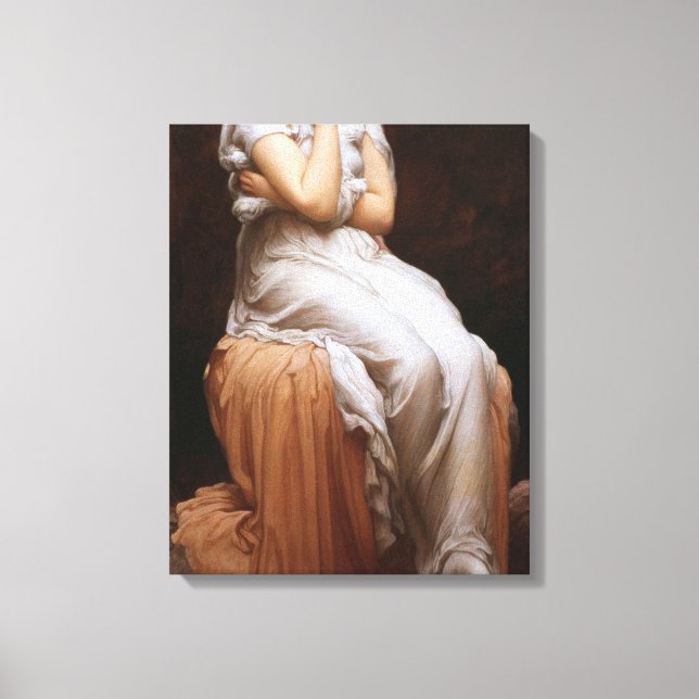 Impressão Em Tela Solidão (por Frederic Leighton) (Frente)