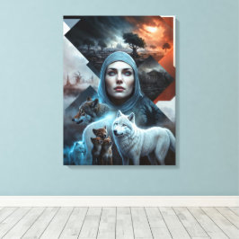 Impressão Em Tela Solidariedade da Natureza