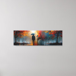 Impressão Em Tela 🌅 🎨 👤 Solitude Artística: Uma Visão Panorâmica