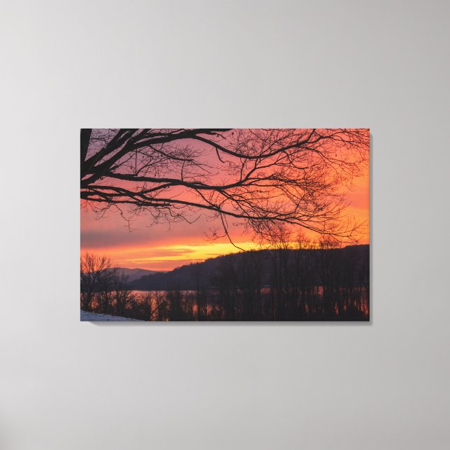 Impressão Em Tela Solstício de inverno (Frente)