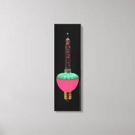 Impressão Em Tela Solteiro de Feriado brilhante Vintage Luz