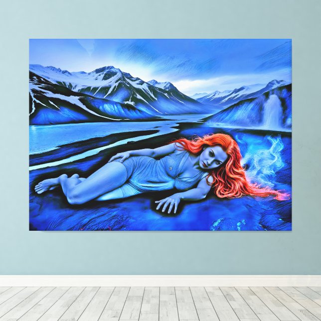 Impressão Em Tela "Sólvátra" - Flame Bento Ice (Insitu(piso de madeira))