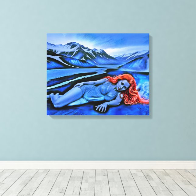 Impressão Em Tela "Sólvátra" - Flame Bento Ice (Insitu(piso de madeira))
