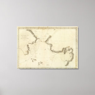 Impressão Em Tela Som de Norton, passo de Bherings, Alaska