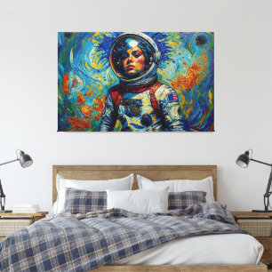 IMPRESSÃO EM TELA SONHADOR DA ERA ESPACIAL 4