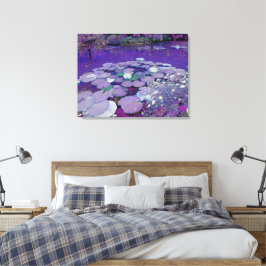 Impressão Em Tela Sonho do Lago Roxo