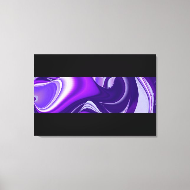 Impressão Em Tela Sonho Roxo (Frente)