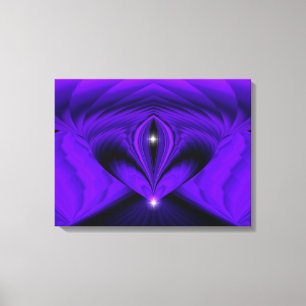 Impressão Em Tela Sonhos Arco-Íris Roxo, Duas Estrelas
