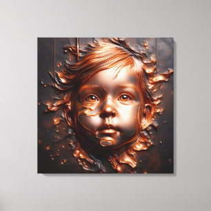 Impressão Em Tela Sonhos de Cobre de Inocência