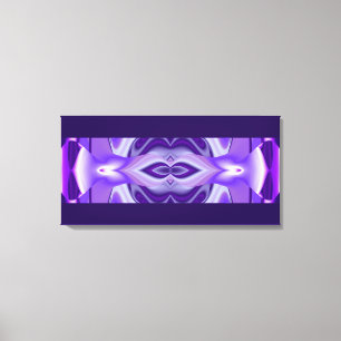Impressão Em Tela Sonhos de Flor Roxa, Arte de Fantasia Abstrata em