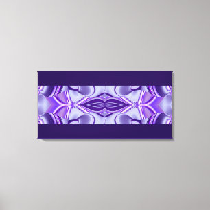 Impressão Em Tela Sonhos de Flor Roxa, Arte de Fantasia Abstrata em