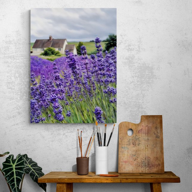 Impressão Em Tela Sonhos de lavanda (Lavender Dreams!)