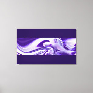 Impressão Em Tela Sonhos de neve roxa, Abstrato Fantasia Arte Arco-