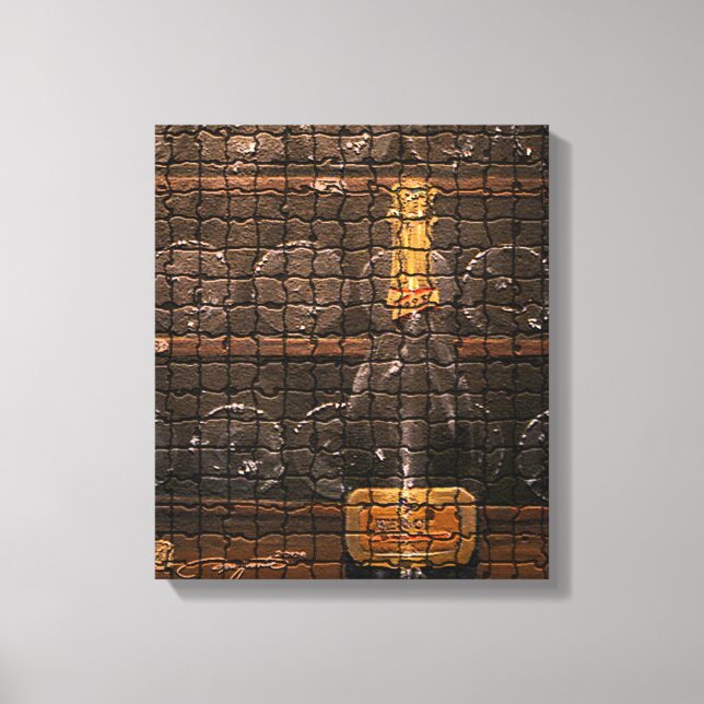 Impressão Em Tela Sonhos de ouro 10/14 de Max Zaxster (Frente)