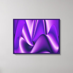 Impressão Em Tela Sonhos Roxos, Arte de Arco-Íris de Fantasia Abstra
