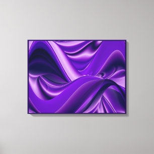 Impressão Em Tela Sonhos Roxos, Arte de Arco-Íris de Fantasia Abstra