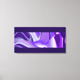 Impressão Em Tela Sonhos Roxos, Arte de Arco-Íris de Fantasia Abstra