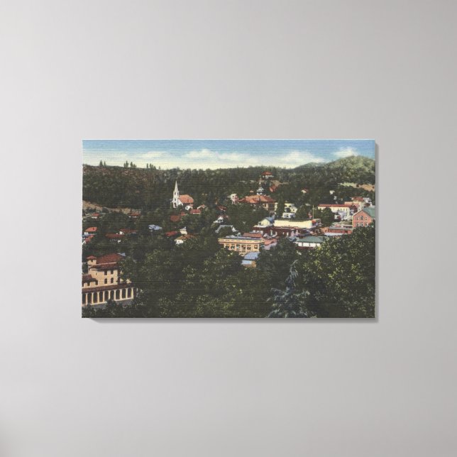 Impressão Em Tela Sonora, CaliforniaAerial ViewSonora, CA (Frente)