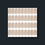 Impressão Em Tela Sorvete Eclair de Chocolate Picles Arte<br><div class="desc">Apresenta uma ilustração original de um picolé de eclair de chocolate.</div>