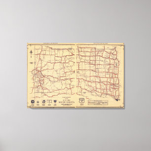 Impressão Em Tela South Dakota