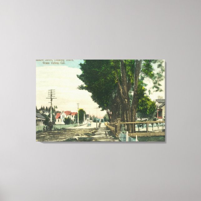 Impressão Em Tela Southern View da Rua Auburn (Frente)