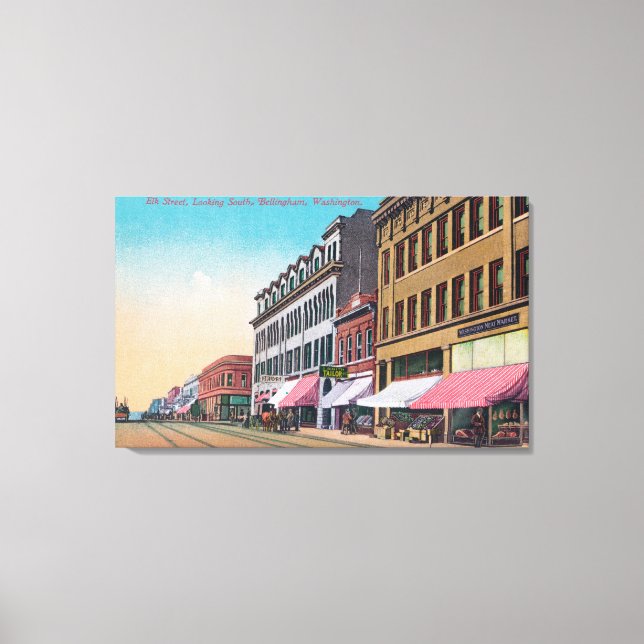 Impressão Em Tela Southern View de Elk StreetBellingham, WA (Frente)