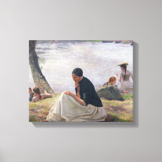 Impressão Em Tela Souvenir, 1891 (Frente)