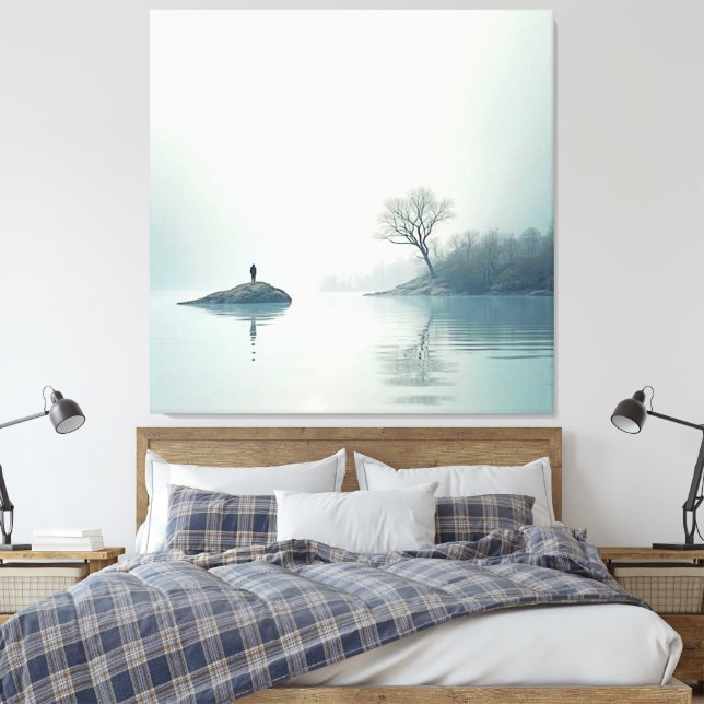 Impressão Em Tela Sozinho na Design de Mist (Insitu(Quarto))