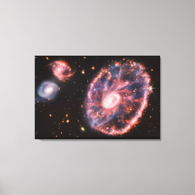 Impressão Em Tela SPACE ART #34 Cartwheel Galaxy (Frente)