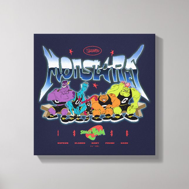 Impressão Em Tela SPACE JAM™ Monstars 1996 Gráfico (Frente)