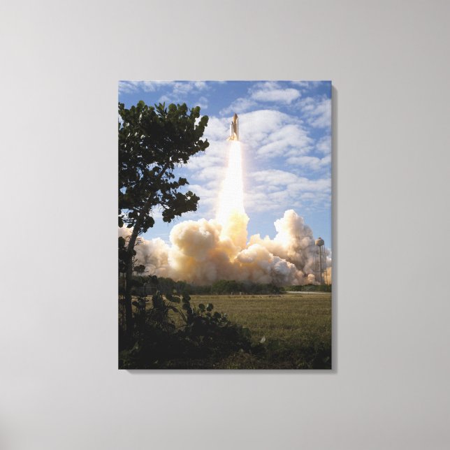 Impressão Em Tela Space Shuttle Atlantis levanta em 19 (Frente)